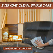 Air Jungles 3in1 Leather Wipes 50 Count (Pack of 3), Extra Large 8" x 10" Size