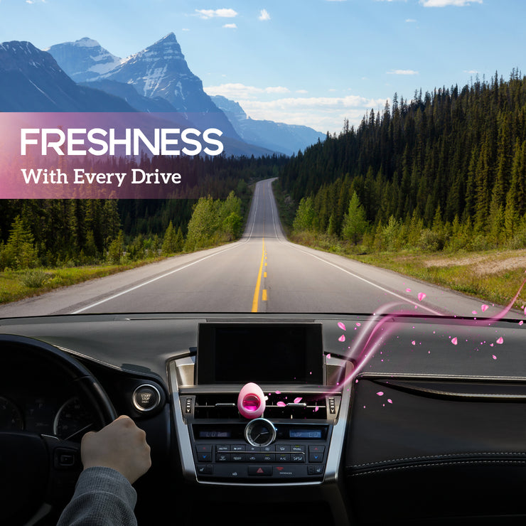 Pink Edition Car Vent Clip, Honey Peach (6 Pack)