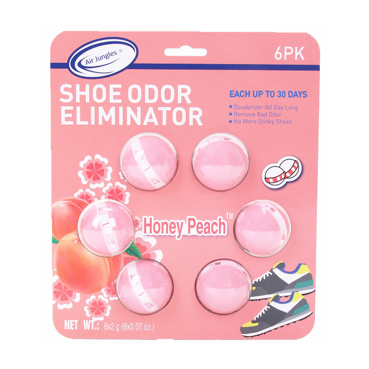 Shoe Odor Eliminator Ball, Honey Peach®