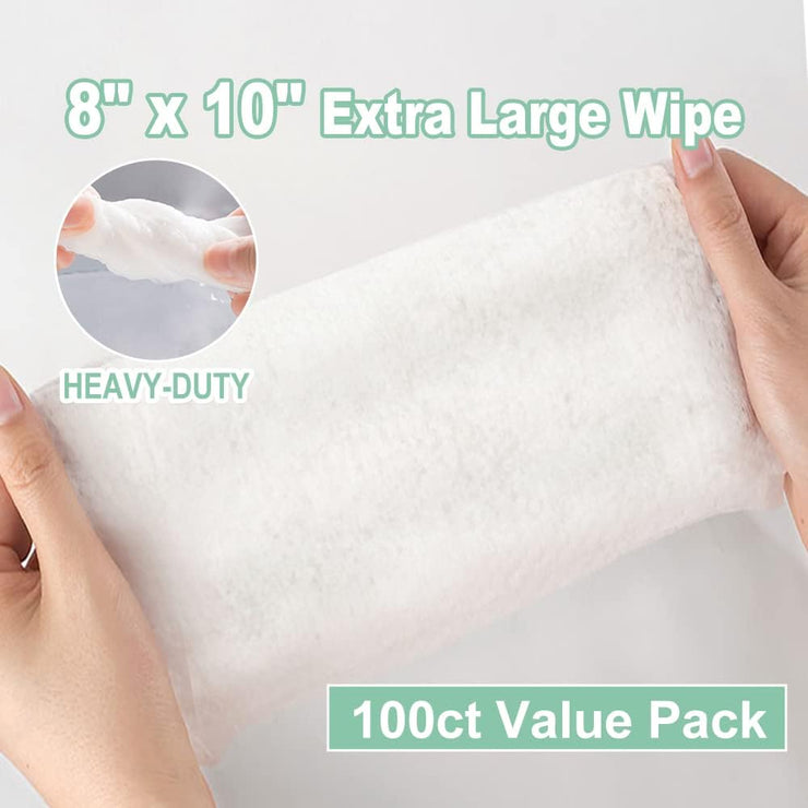 Pet Wipes 100ct, Extra Large, 8in x 10in