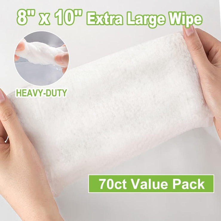 All Purpose Cleaning Wipes 70ct, Extra Large, 8in x 10in