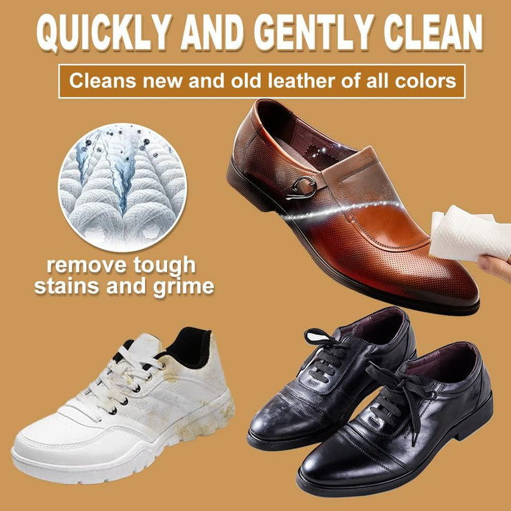 3in1 Leather Cleaner Wipes 70 Count