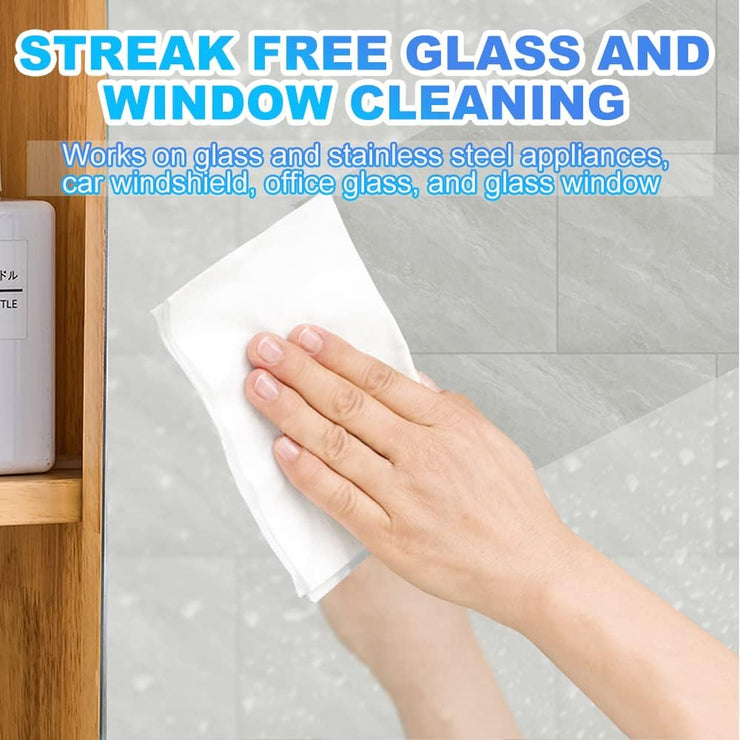 Glass Wipes 70ct, Extra Large, 8in x 10in