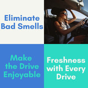 Car Air Freshener Vent Clip, Lemon Ginger