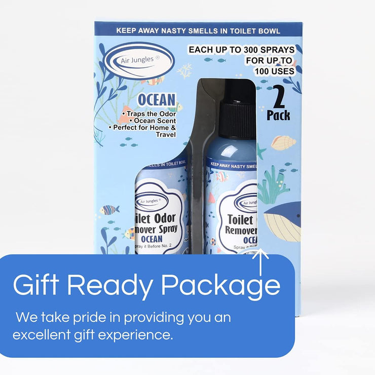 Toilet Odor Remover Spray, Ocean