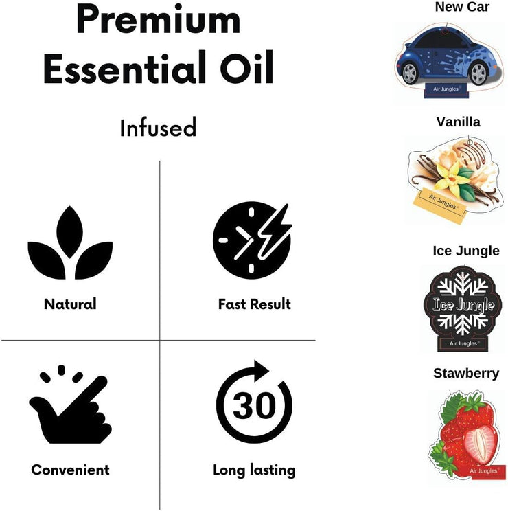 Car Air Freshener Hanging 6 Packs, Strawberry