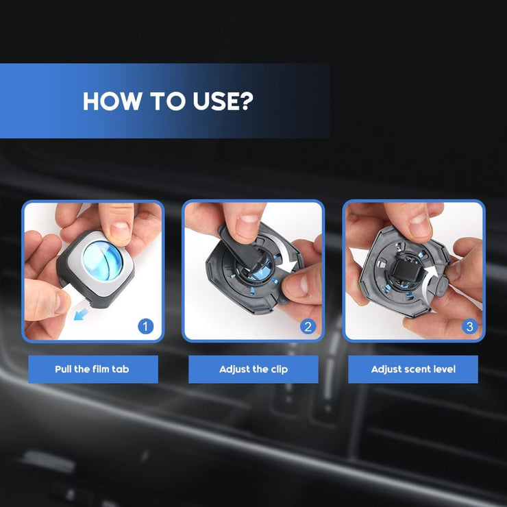Car Air Freshener Vent Clip, New Car