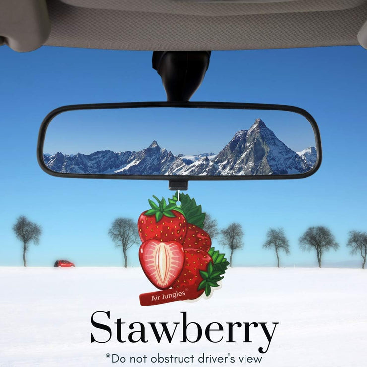 Car Air Freshener Hanging 6 Packs, Strawberry