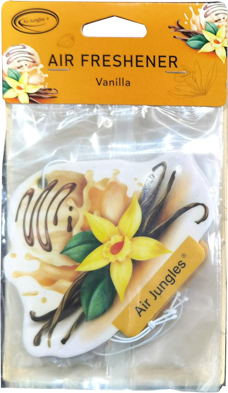Car Air Freshener Hanging 6 Packs, Vanilla