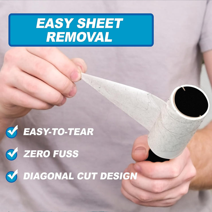 Scented Lint Roller 450 Sheets, Fresh Linen Scent