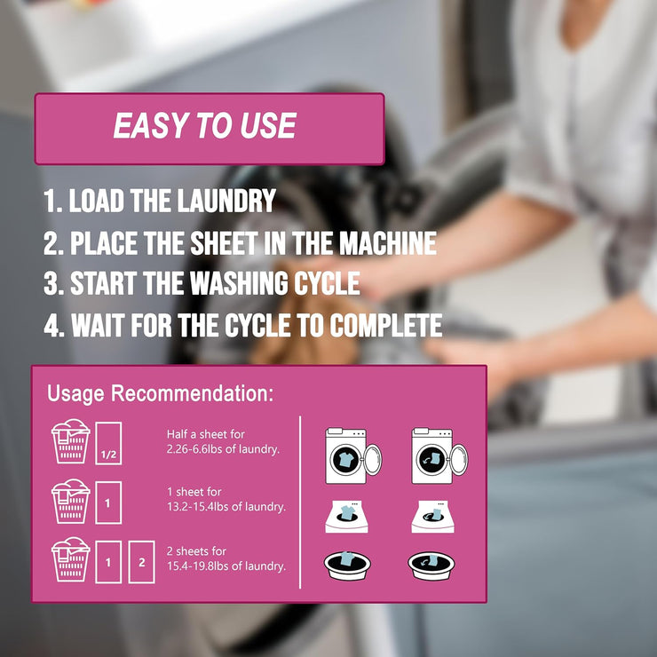 Laundry Detergent Sheets 50 Sheets