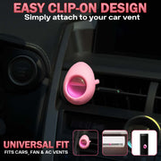 Pink Edition Car Vent Clip, Honey Peach (6 Pack)
