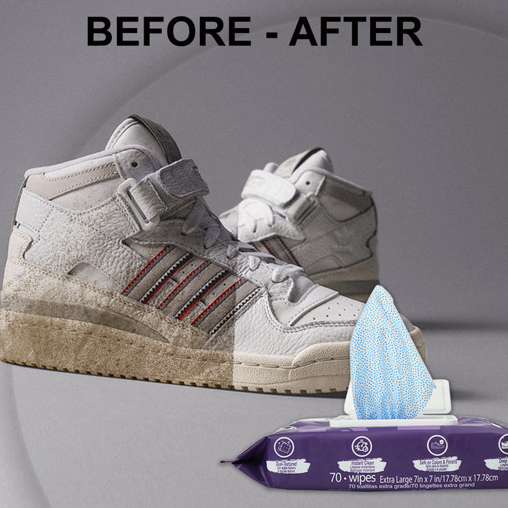 Air Jungles Shoe Cleaning Wipes 70 Count (Pack of 3)