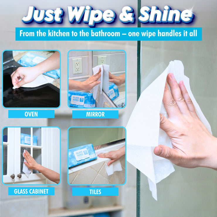Air Jungles Cleaning Wipes Bundle, Leather Cleaner Wipes, Glass & Window Wipes, and All-Purpose Cleaning Wipes