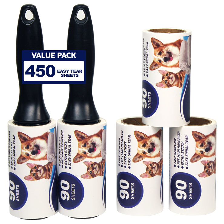 Scented Lint Roller 450 Sheets, Fresh Linen Scent