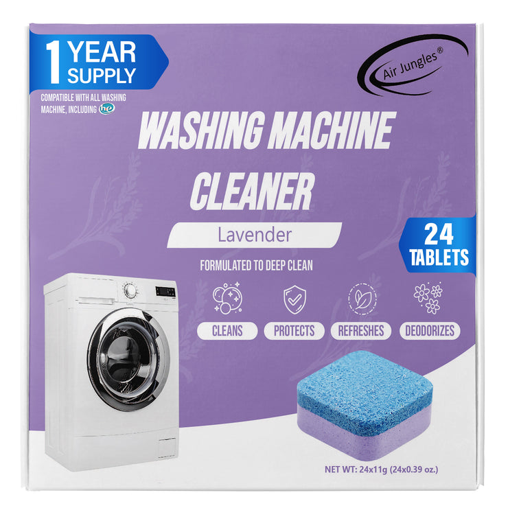 Washing Machine Cleaner Tablets 24 Count, Lavender Scent