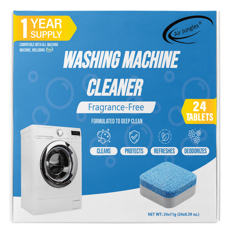 Washing Machine Cleaner Tablets 24 Count, Fragrance Free