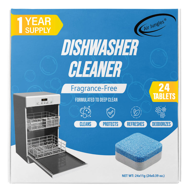 Dishwasher Cleaner Tablets (24 Count) Fragrance Free