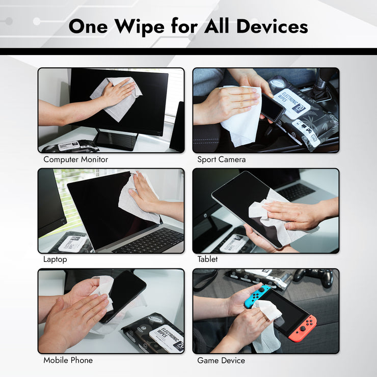 Air Jungles Electronic Wipes 70 Count