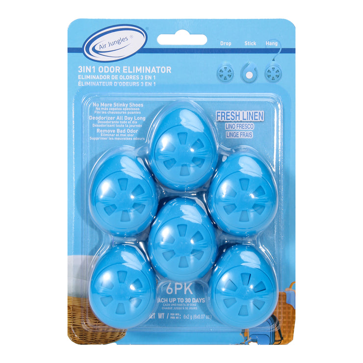 3-in-1 Fresh Linen Odor Eliminator Balls