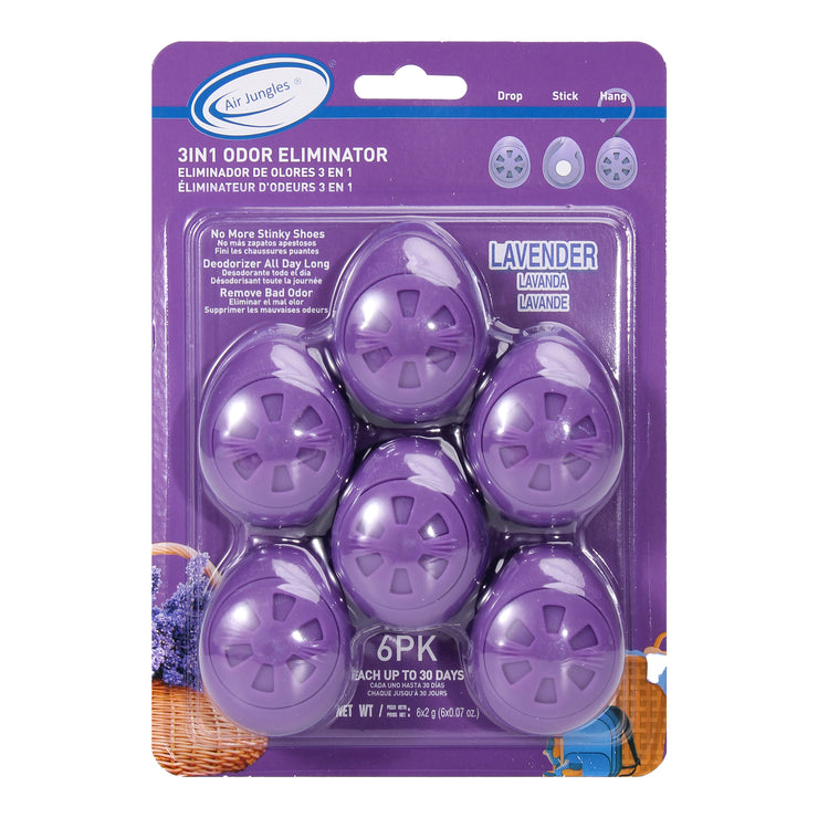 3-in-1 Lavender Scent Odor Eliminator Balls