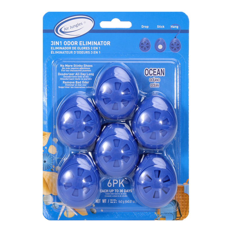 3-in-1 Ocean Scent Odor Eliminator Balls