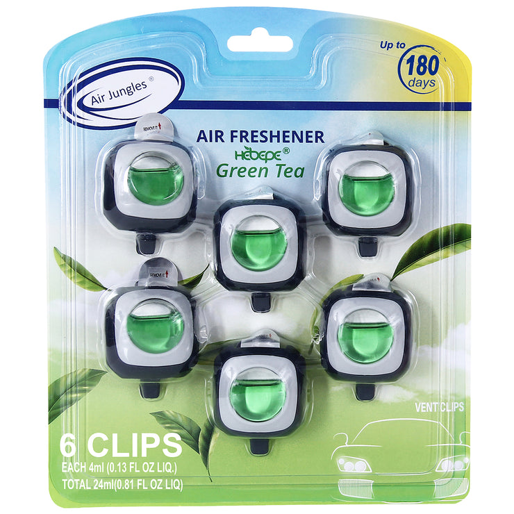 Car Air Freshener Vent Clip, Hebepe Green Tea®