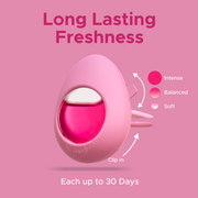 Pink Edition Car Vent Clip, Honey Peach (6 Pack)