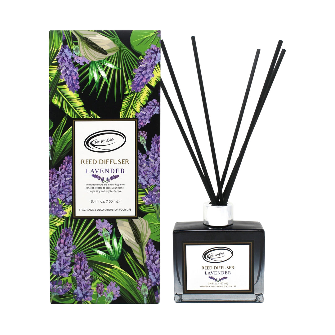 air diffuser for plants Air Jungles Reed Diffuser Set, Lavender Scent