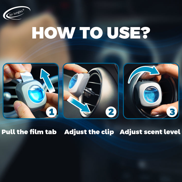 Car Air Freshener Vent Clip, New Car