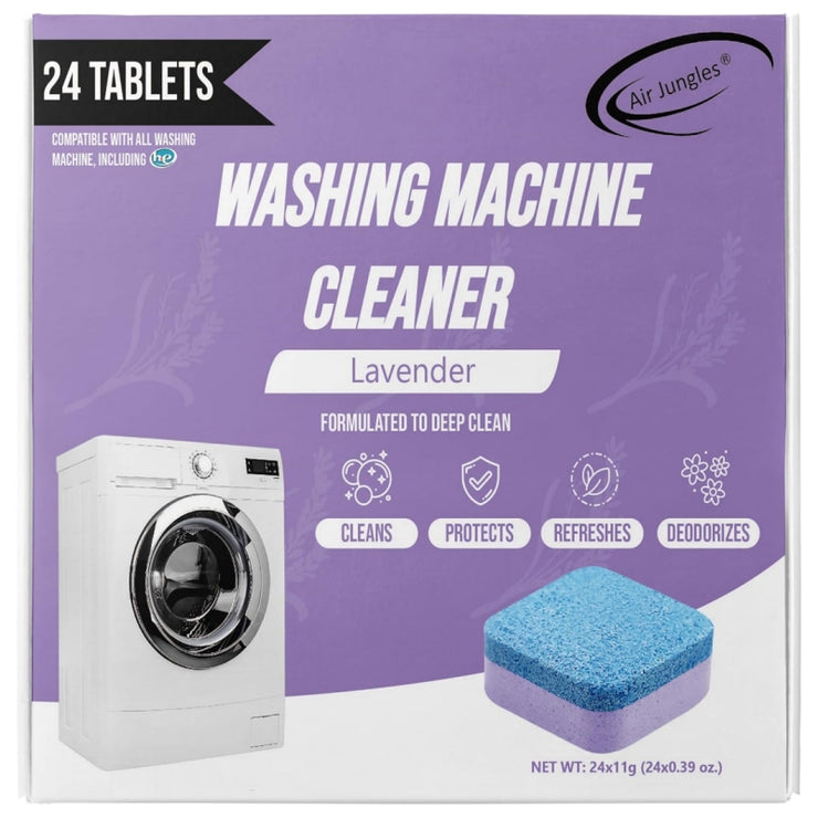 Washing Machine Cleaner Tablets 24 Count, Lavender Scent