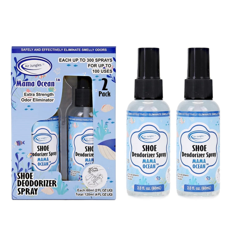 Air Jungles Shoe Deodorizer Spray, Ocean Scent