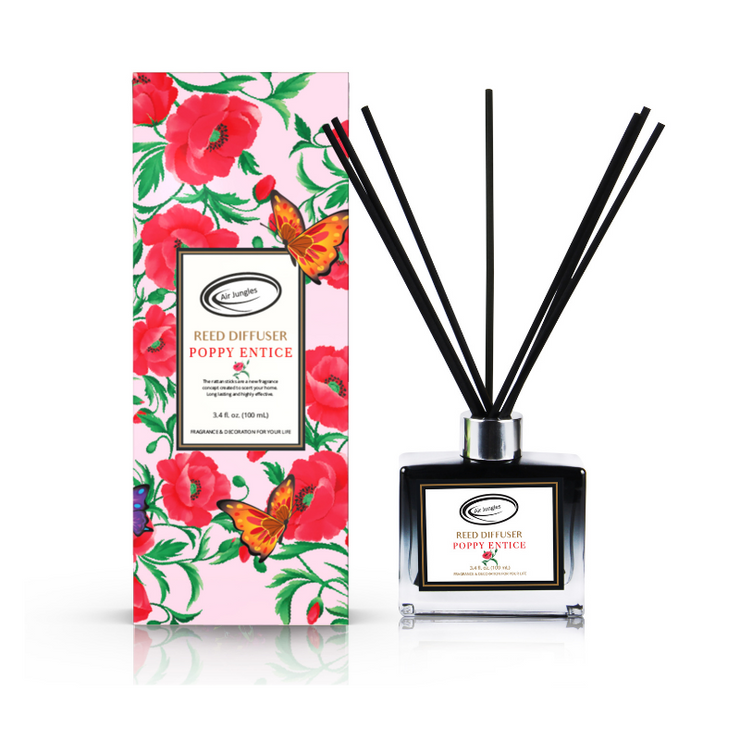 Reed Diffuser Set, Poppy Entice