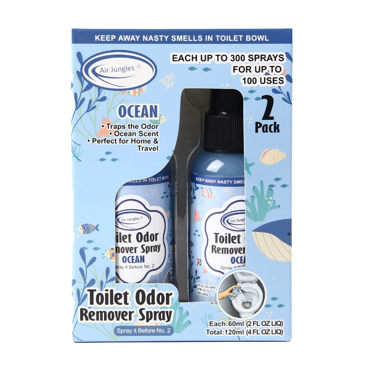 Toilet Odor Remover Spray, Ocean